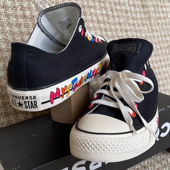 Converse Ctas OX Black/Hyper Pink/Egret MEN`S - Picture 10 of 16